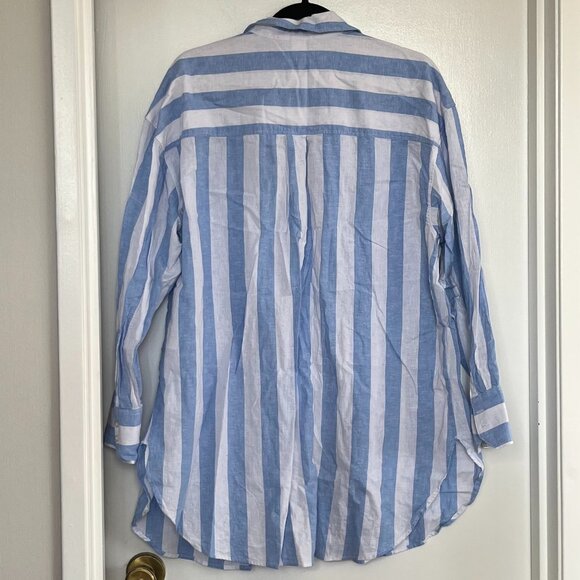 H&M Linen Button-Up Shirt - Picture 2 of 5